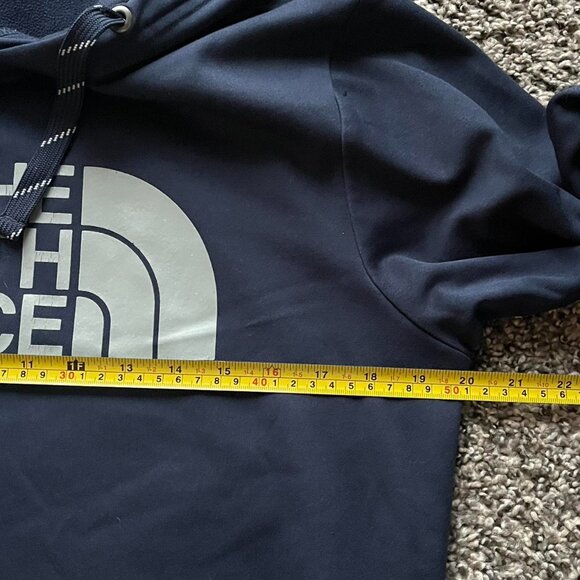 North Face Navy Hoodie Mens Medium Insulated Winter Outdoor Hoodie - Picture 5 of 8